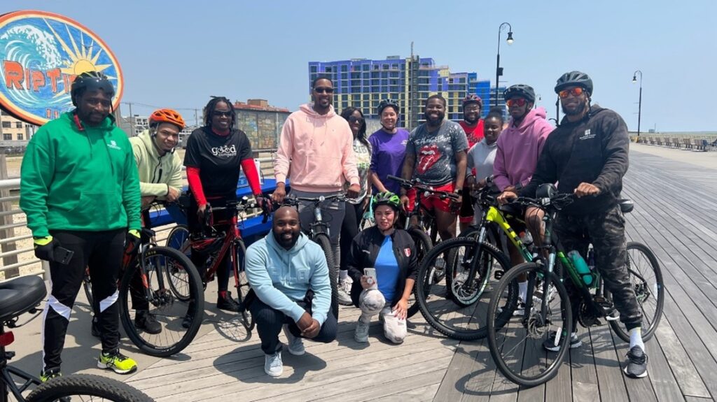 Children and staff celebrate Bike Day!