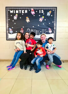 BCCS Students during Preschool Exchange