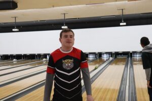 Noah Blumberg after bowling